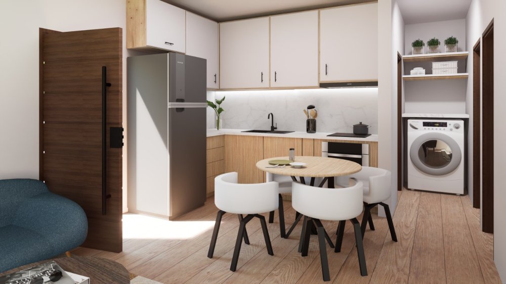 Comedor y Cocina 3D